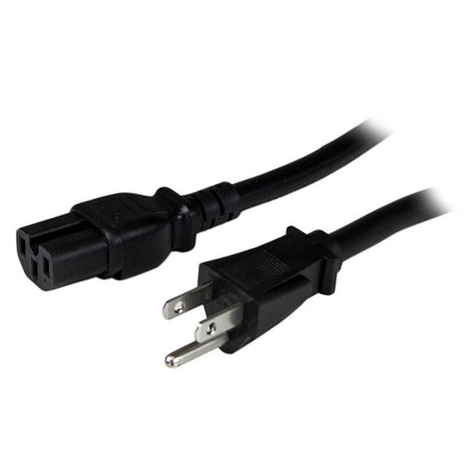 Cable de Alimentación StarTech.com PXT515C154 | 1.2m, 15A 125V, Nema 5-15P a C15
