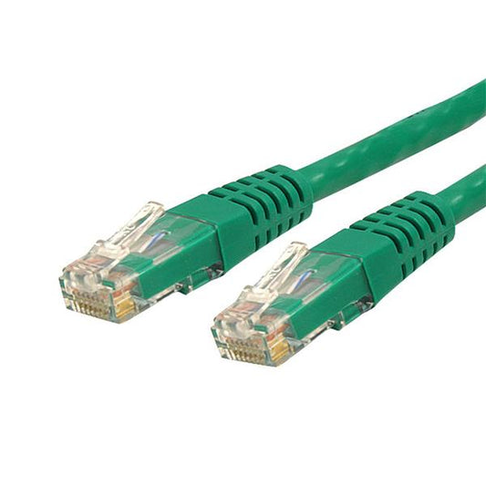 Startech.com Cable de Red 10.6m Categoria Cat6 Utp Rj45 Gigabit Ethernet Etl - Patch Moldeado - Verde - Cable For Dispositivo de Red, Hub, Dispositivo Voip, Dispositivo de Seguridad, Workstation,