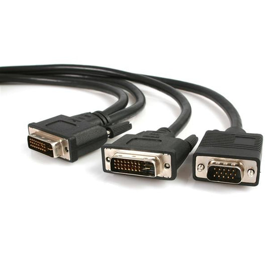 Cable Divisor DVI-I StarTech.com DVIVGAYMM6 | 1.8m, DVI-D y VGA Macho