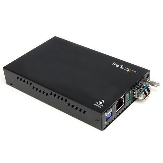 Convertidor de Medios StarTech.com ET91000LC2 | Gigabit Ethernet, 550m, 2 Puertos LC