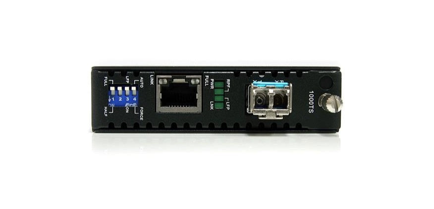 Convertidor de Medios StarTech.com ET91000LC2 | Gigabit Ethernet, 550m, 2 Puertos LC