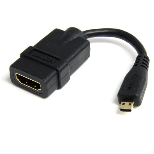 Startech.com Cable Adaptador de 12CM HDMI de Alta Velocidad a Micro HDMI - H a M - Cable For Proyector, Tv, Monitor, Portátil, Dispositivo de Audio/vídeo, Teléfono Móvil, Tablet Pc, Smartphone,