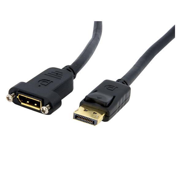 Cable DisplayPort StarTech.com DPPNLFM3 | 91CM, 4K x 2K, Montaje en Panel