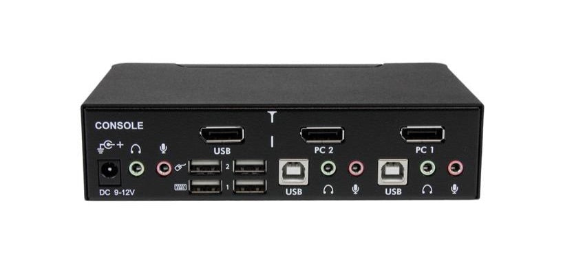 Conmutador KVM StarTech.com SV231DPUA | 2 Puertos DisplayPort, Resolución 3840x2400
