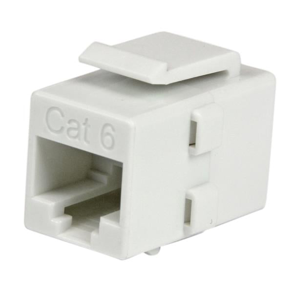 Acoplador Keystone StarTech.com C6KEYCOUPLWH | Ethernet Cat6, Hembra a Hembra, Blanco
