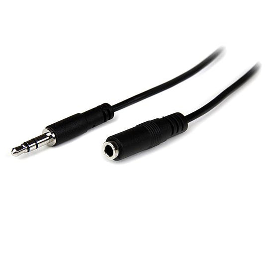 Cable de Extensión StarTech.com MU2MMFS | 2m, Mini-Jack 3.5mm Estéreo Macho a Hembra