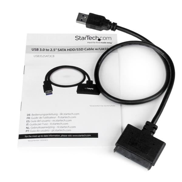 Adaptador SATA III StarTech.com USB 3.0 | UASP, Compatible con HDD/SSD de 2.5