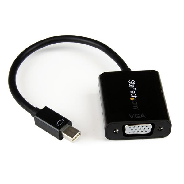 Startech.com Adaptador Mini Displayport a VGA - Convertidor Activo de Mini Dp a VGA Video 1080p con Certificación Vesa - Mdp 1.2 - Negro