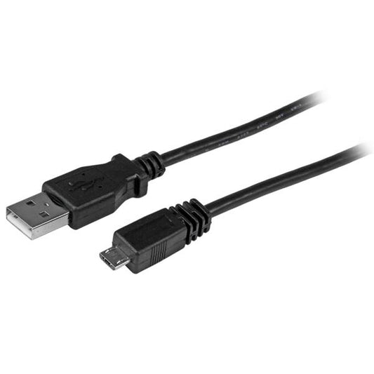 Startech.com Cable USB 2.0 de 1.8m a Macho a Micro B Macho - Negro