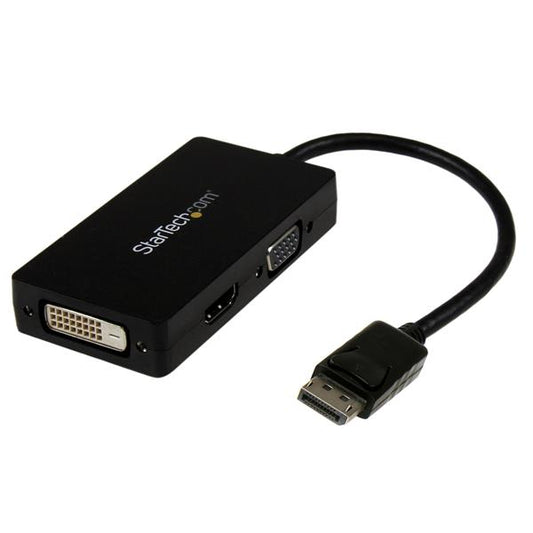 Adaptador StarTech.com DP2VGDVHD | DisplayPort a VGA, DVI o HDMI, 1080p