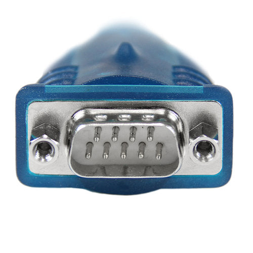 Adaptador USB a Serie StarTech.com ICUSB232V2 | 1 Puerto Serial DB9 Macho a Macho, Negro