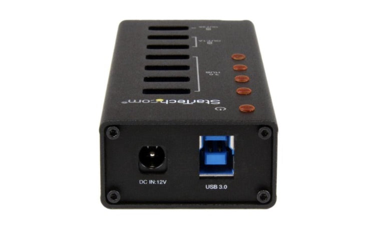 Hub USB 3.0 StarTech.com ST4300U3C3 | 4 Puertos 5Gbps, 3 Puertos de Carga