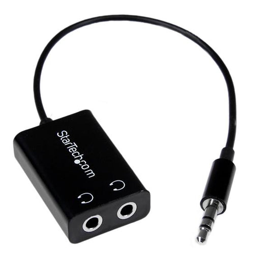 Adaptador Splitter StarTech.com MUY1MFFADP | Mini-Jack 3.5mm Macho a 2x Hembra, Estéreo