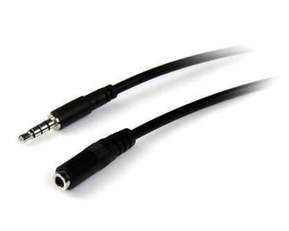 Cable Extensor de Audífonos StarTech.com MUHSMF2M | 2m, Plug de 3.5mm Macho a Hembra