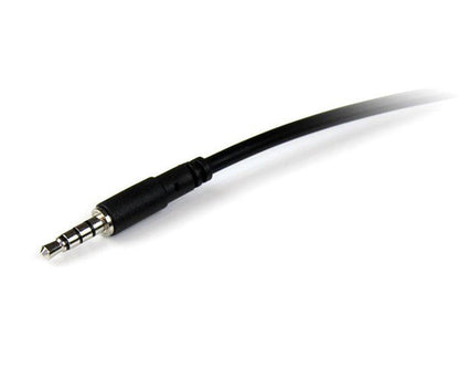 Cable Extensor de Audífonos StarTech.com MUHSMF2M | 2m, Plug de 3.5mm Macho a Hembra