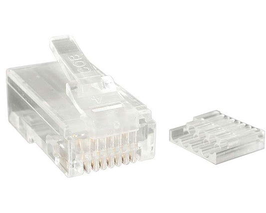Conectores RJ45 Modulares StarTech.com CRJ45C6STR50 | Paquete de 50, Compatible con Cable Cat6