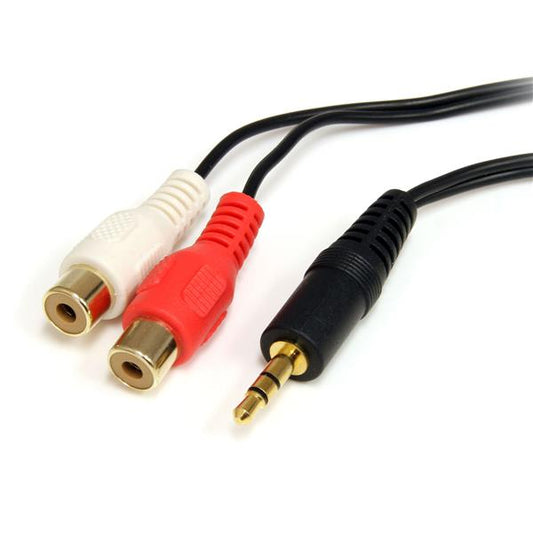 Cable de Audio Estéreo StarTech.com MU1MFRCA | 1.8m, Mini Jack a RCA Macho-Hembra
