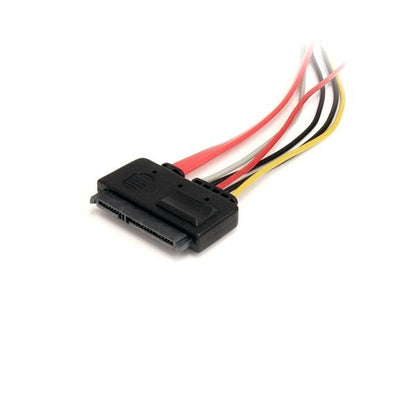 Startech.com Cable de 30CM de Extensión SATA de 22 Pines - Serial Ata Macho - SATA Hembra - Cable For Disco Duro, Placa Base, Placa Base - Cable de Extensión - Rojo