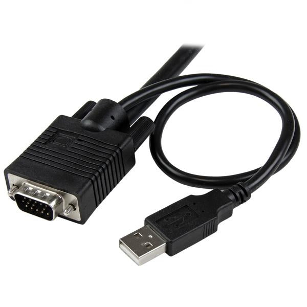 Startech.com Switch Conmutador Kvm de Cable con 2 Puertos VGA USB Alimentado Por USB con Interruptor Remoto - 2 Computador(es) - 1 Usuarios Locales - 2048 X 1536 - 2 X USB - 1 X VGA