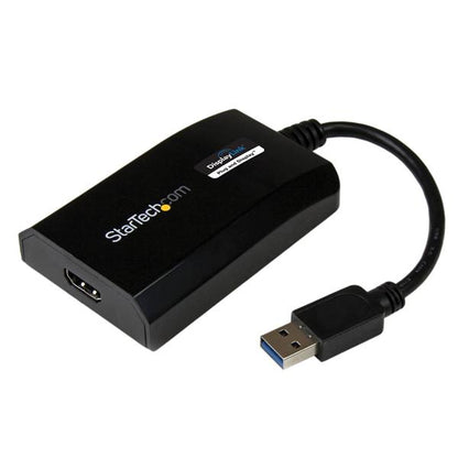 Startech.com Adaptador Gráfico Externo Multi Monitor USB 3.0 a HDMI HD Certificado Displaylink para Mac y Pc - Negro
