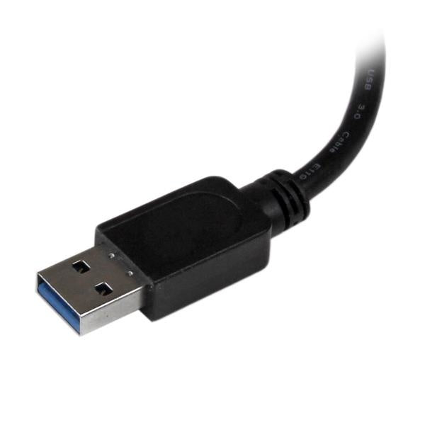 Startech.com Adaptador Gráfico Externo Multi Monitor USB 3.0 a HDMI HD Certificado Displaylink para Mac y Pc - Negro