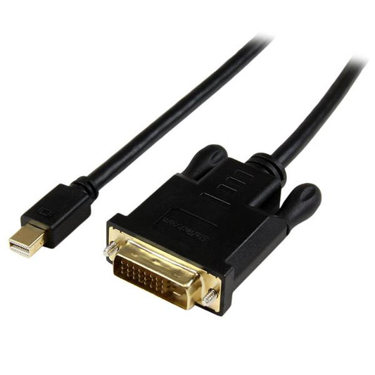 Cable Adaptador StarTech.com MDP2DVIMM6BS | Mini DisplayPort a DVI-D, 1080p, 1.8m