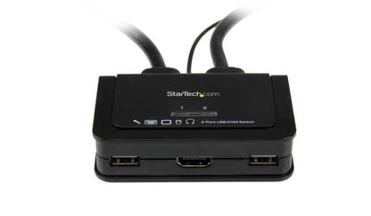 Conmutador KVM StarTech.com SV211HDUA | 2 Puertos HDMI, 1080p, USB Audio