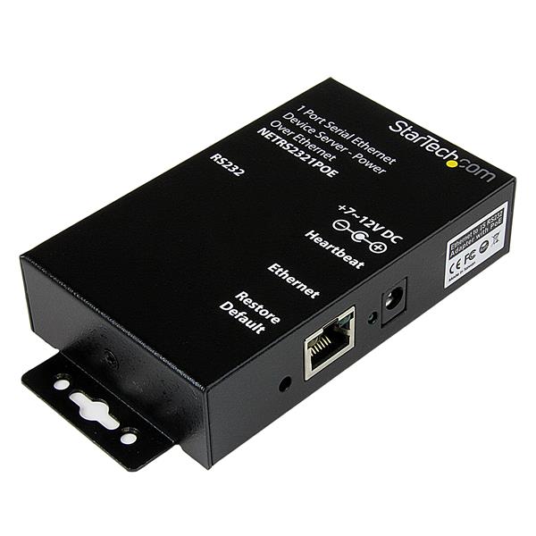 Servidor de Dispositivos StarTech.com NETRS2321POE | 1 Puerto RS232, Power Over Ethernet POE