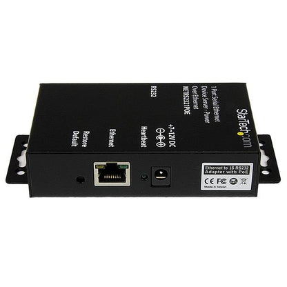 Servidor de Dispositivos StarTech.com NETRS2321POE | 1 Puerto RS232, Power Over Ethernet POE
