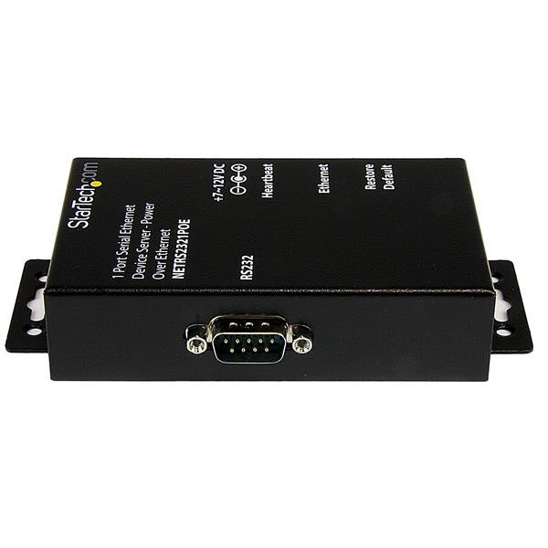 Servidor de Dispositivos StarTech.com NETRS2321POE | 1 Puerto RS232, Power Over Ethernet POE