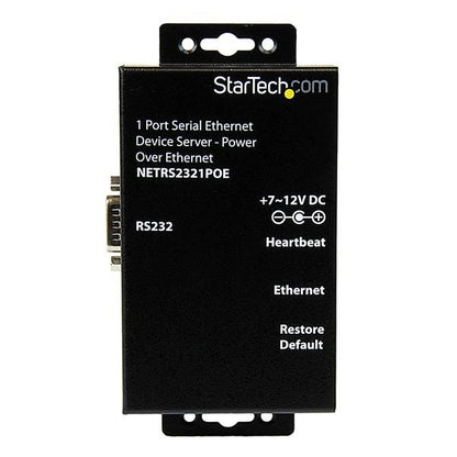 Servidor de Dispositivos StarTech.com NETRS2321POE | 1 Puerto RS232, Power Over Ethernet POE