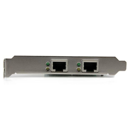 Startech.com Adaptador Tarjeta de Red Nic Pci Express PCI-E de 2 Puertos Gigabit Ethernet Rj45 - Pci Express X1 - 1.95gbit/s Data Transfer Rate - 2 Puerto(s) - 2 - Par Trenzado