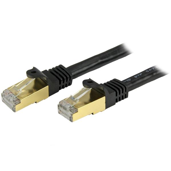Cable de Red Ethernet StarTech.com C6ASPAT10BK | Cat6a Blindado, 3m