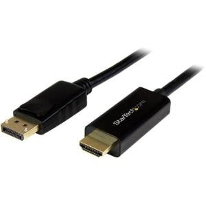 Cable Adaptador StarTech.com DP2HDMM2MB | DisplayPort a HDMI 4K 30Hz, 2m