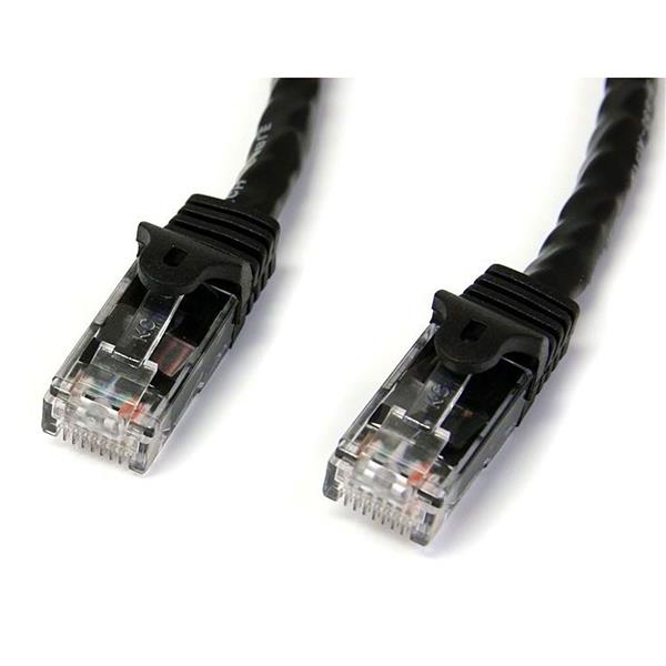 Startech.com Cable de Red Ethernet Utp Sin Enganches Cat6 Gigabit de 3m - Negro - Cable For Dispositivo de Red, Workstation, Hub, Panel de Distribución, Enchufe de Pared - 10gbit/s - Cable de