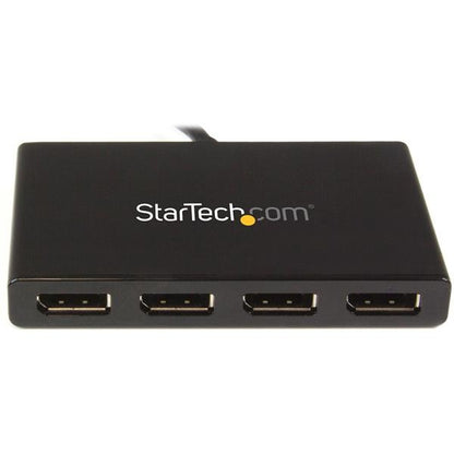 Startech.com Hub Mst de 4 Puertos Displayport 1.2 - Divisor Splitter Dp de 4 Monitores - Adaptador Dp a 4x Dp 1080p - Solo Windows - 3840 × 2160 - 2m Distancia Máxima de Funcionamiento - Displayport
