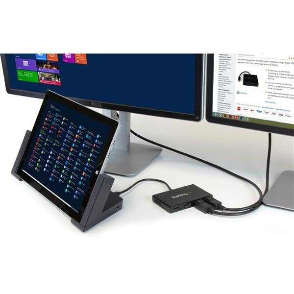 Startech.com Hub Mst de 4 Puertos Displayport 1.2 - Divisor Splitter Dp de 4 Monitores - Adaptador Dp a 4x Dp 1080p - Solo Windows - 3840 × 2160 - 2m Distancia Máxima de Funcionamiento - Displayport