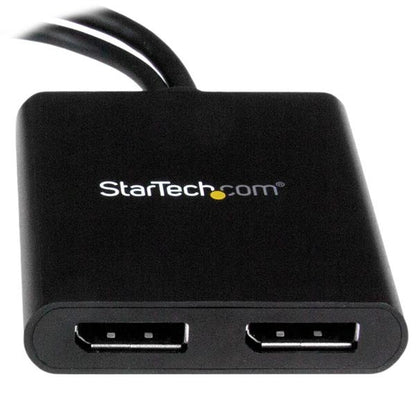 Startech.com Adaptador Multimonitor de 2 Puertos - Hub Mst Mini Displayport 1.2 a Displayport - 2x4k30hz - Escritorio Extendido en Windows - 30hz a 60hz - 3840 × 2160 - 2m Distancia Máxima de