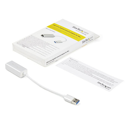Adaptador de Red Ethernet Gigabit StarTech.com USB31000SA | USB 3.0, Compatible con Macbook y Chromebook