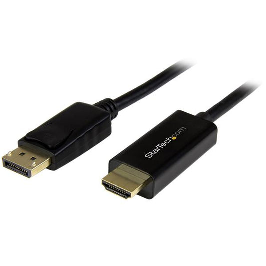 Startech.com Cable 1m Displayport a HDMI 4k 30hz - Cable Adaptador Pasivo Displayport a HDMI - Cable Conversor Dp 1.2 a HDMI para Monitor - Cable For Ultrabook, Proyector, Computadora de Escritorio,