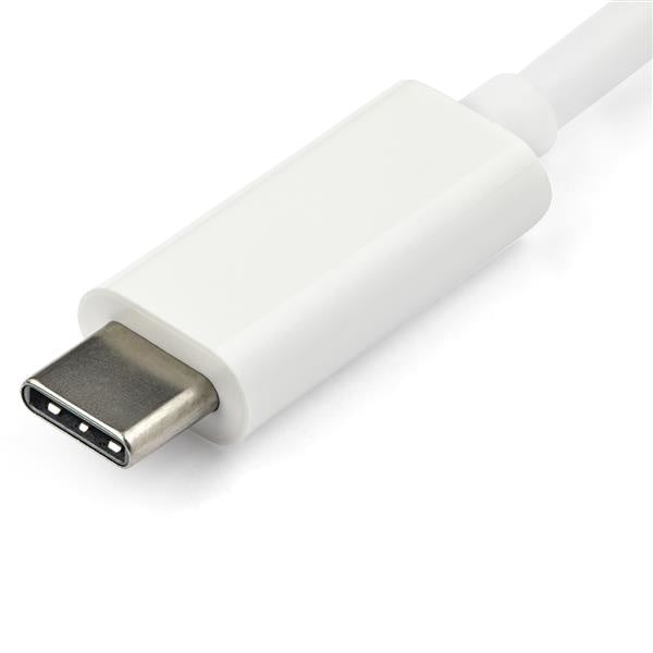 Adaptador de Video StarTech.com CDP2VGAW | USB-C a VGA, Blanco, USB 3.1