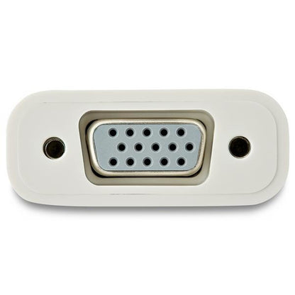 Adaptador de Video StarTech.com CDP2VGAW | USB-C a VGA, Blanco, USB 3.1