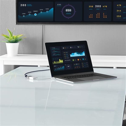 Adaptador de Video StarTech.com CDP2VGAW | USB-C a VGA, Blanco, USB 3.1