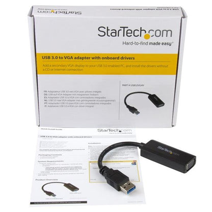 Adaptador de Video StarTech.com USB32VGAV | USB 3.0, Resolución 1920x1200