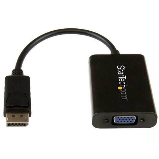 Startech.com Adaptador de Video Displayport a VGA con Audio - Negro