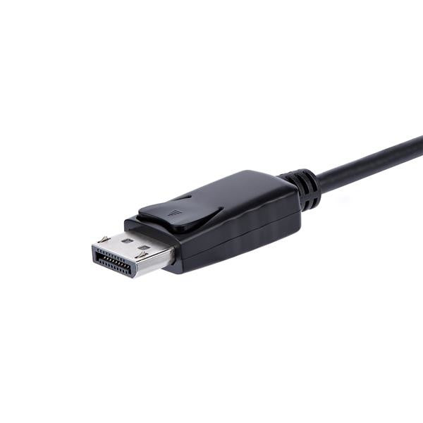 Startech.com Adaptador de Video Displayport a VGA con Audio - Negro