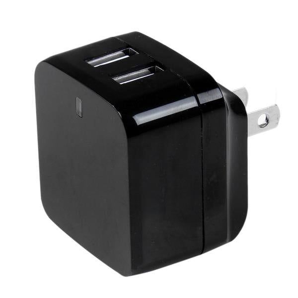 Cargador de Pared StarTech.com USB2PACBK | 2 Puertos, Alta Potencia 120V