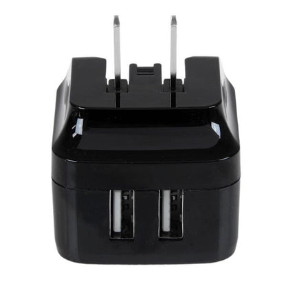 Cargador de Pared StarTech.com USB2PACBK | 2 Puertos, Alta Potencia 120V