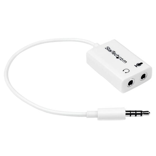 Adaptador StarTech.com MUYHSMFFADW | Mini-Jack 3.5mm a Conectores Separados, 4 Pines