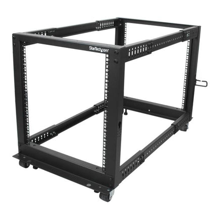Rack 12U StarTech.com 4POSTRACK12U | Acero Laminado, Capacidad 544G